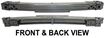 Acura Rear Bumper Reinforcement-Steel, Replacement REPA762105