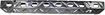 Jeep Rear Bumper Reinforcement-Steel, Replacement REPJ762101