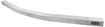 Front, Lower Bumper Reinforcement-Aluminum, Replacement REPT012534NSF