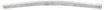 Front, Lower Bumper Reinforcement-Aluminum, Replacement REPT012534NSF