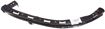 Acura Front, Driver Side Bumper Retainer-Black, Steel, Replacement A012702