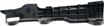 Lexus Front, Passenger Side, Lower Bumper Retainer-Black, Plastic, Replacement L040503