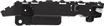 Chevrolet Front, Driver Side Bumper Retainer-Black, Plastic, Replacement REPC019702