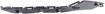 Ford Rear, Driver Side Bumper Retainer-Primed, Plastic, Replacement REPF762211
