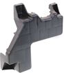 Honda Rear, Passenger Side Bumper Retainer-Primed, Plastic, Replacement REPH762204