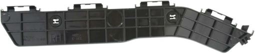 Lexus Rear, Passenger Side Bumper Retainer-Black, Plastic, Replacement REPL763303