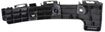 Lexus Rear, Driver Side Bumper Retainer-Black, Plastic, Replacement REPL763306