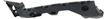Mazda Rear, Driver Side Bumper Retainer-Black, Plastic, Replacement REPM763306