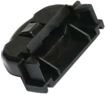 Toyota Front, Driver Or Passenger Side, Outer Bumper Retainer-Black, Plastic, Replacement REPT014711