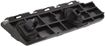 Toyota Rear, Passenger Side Bumper Retainer-Black, Plastic, Replacement REPT762207