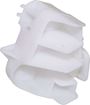 Toyota Rear, Passenger Side Bumper Retainer-Primed, Plastic, Replacement REPT762211