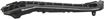 Front Bumper Filler-Black, Replacement REPT763316