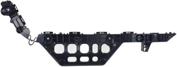 Toyota Rear, Passenger Side Bumper Retainer-Black, Plastic, Replacement REPT763323