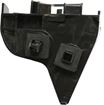 Rear, Driver Side, Lower Bumper Retainer-Textured Black, Plastic, 5256352031, TO1132119