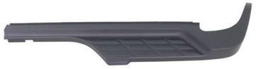 GMC, Chevrolet Rear, Passenger Side, Outer Bumper Step Pad-Black, Plastic, Replacement REPC764907