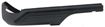 GMC, Chevrolet Rear, Driver Side, Outer Bumper Step Pad-Black, Plastic, Replacement REPC764908