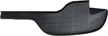 GMC, Chevrolet Rear, Passenger Side Bumper Step Pad-Black, Plastic, Replacement REPC764917