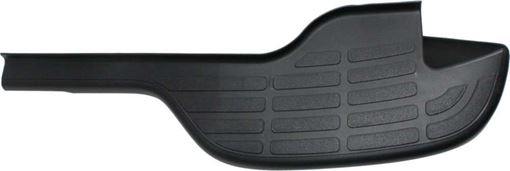 GMC, Chevrolet Rear, Passenger Side Bumper Step Pad-Black, Plastic, Replacement REPC764917