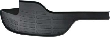 Chevrolet, GMC Rear, Driver Side Bumper Step Pad-Black, Plastic, Replacement REPC764918
