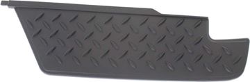 Chevrolet, GMC Rear, Passenger Side Bumper Step Pad-Black, Plastic, Replacement REPC764923