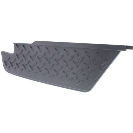 Chevrolet, GMC Rear, Driver Side Bumper Step Pad-Black, Plastic, Replacement REPC764924