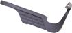 Chevrolet, GMC Rear, Passenger Side, Outer Bumper Step Pad-Black, Plastic, Replacement REPC764925