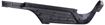 GMC, Chevrolet Rear, Driver Side, Outer Bumper Step Pad-Black, Plastic, Replacement REPC764926