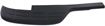 GMC Rear, Passenger Side Bumper Step Pad-Black, Plastic, Replacement REPC764927