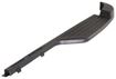 Dodge, Ram Rear, Passenger Side Bumper Step Pad-Black, Plastic, Replacement REPD764903