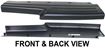 Jeep Rear, Passenger Side Bumper Step Pad-Black, Plastic, Replacement REPJ764901