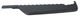 Nissan Rear, Passenger Side Bumper Step Pad-Textured Black, Plastic, Replacement REPN764903