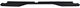 Nissan Rear, Upper Bumper Step Pad-Black, Plastic, Replacement REPN764906