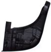 Toyota Rear, Driver Side Bumper Step Pad-Black, Plastic, Replacement REPT764902