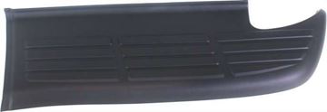 Toyota Rear, Passenger Side Bumper Step Pad-Black, Plastic, Replacement REPT764905