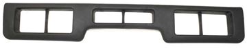 Ford Front, Center Bumper Trim-Black, Replacement 9832