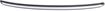 Hyundai Rear, Driver Side Bumper Trim-Primed, Replacement H763708