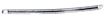 Hyundai Rear, Driver Side Bumper Trim-Primed, Replacement H763710