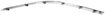 Lincoln Front, Passenger Side Bumper Trim-Chrome, Replacement L016101