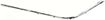 Lincoln Rear, Passenger Side Bumper Trim-Chrome, Replacement L763701