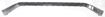 Mercedes Benz Rear Bumper Trim-Gray, Replacement M763501