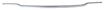 Chrysler Rear Bumper Trim-Chrome, Plastic, Replacement RC76350001