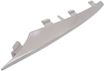 BMW Front, Driver Side Bumper Trim-Silver, Plastic, Replacement REPB020302