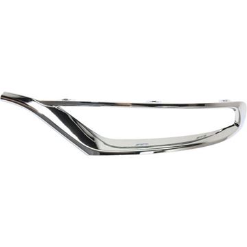 Chrysler Front, Driver Side Bumper Trim-Chrome, Replacement REPC016118