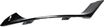 Chrysler Front, Passenger Side Bumper Trim-Black, Replacement REPC016125Q