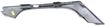 Chrysler Front, Passenger Side Bumper Trim-Black, Replacement REPC016125Q