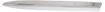 Fiat Front, Driver Side Bumper Trim-Chrome, Replacement REPF016104