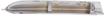 Lexus Front, Driver Side Bumper Trim-Chrome, Plastic, Replacement REPL015506