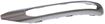 Mercedes Benz Front, Driver Side Bumper Trim-Chrome, Plastic, Replacement REPM015520