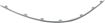 Mercedes Benz Front, Passenger Side Bumper Trim-Chrome, Replacement REPM016101