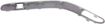 Mercedes Benz Front, Passenger Side Bumper Trim-Black, Replacement REPM016109